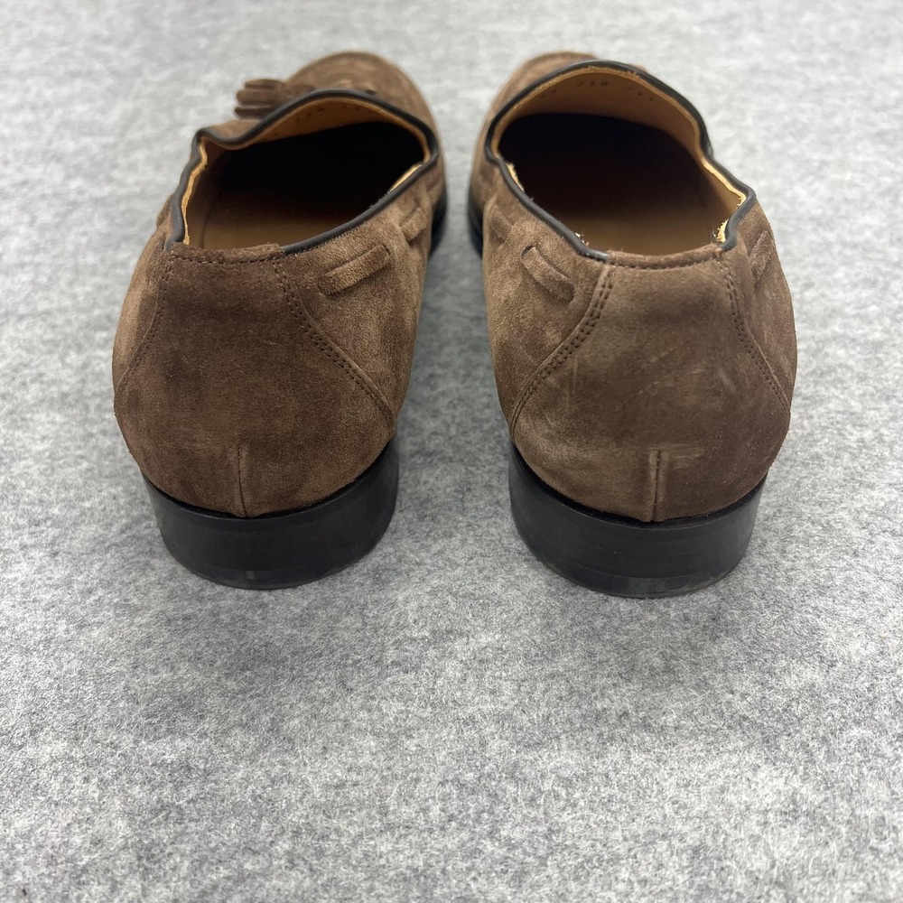 Suitsupply Shoes Mens Size 11 Brown Suede Tassel Loafers Leather Sole Italy - Picture 6 of 12